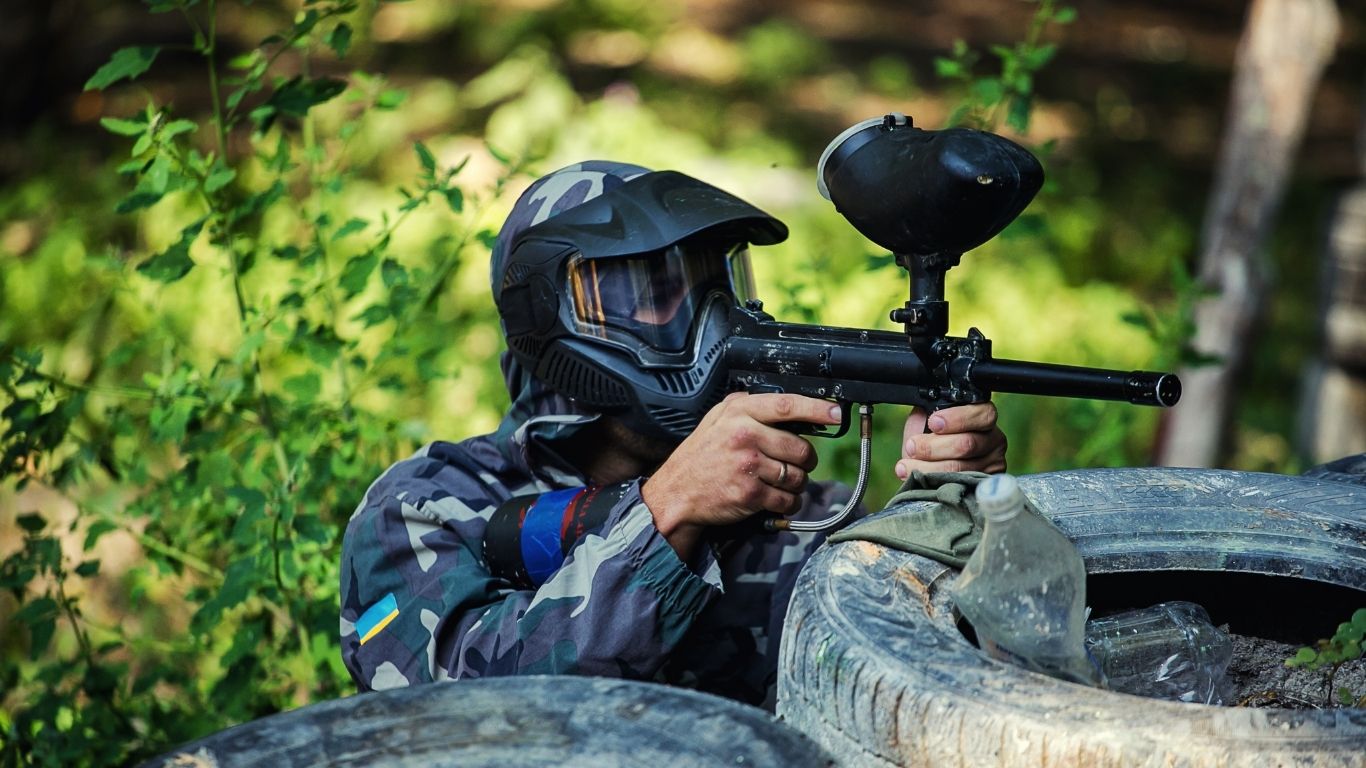can paintball guns shoot pepper balls