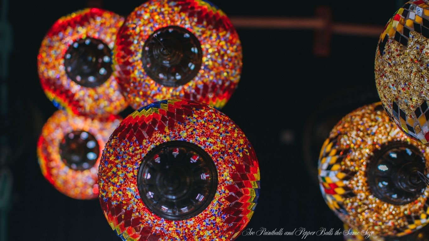 Are Paintballs and Pepper Balls the Same Size