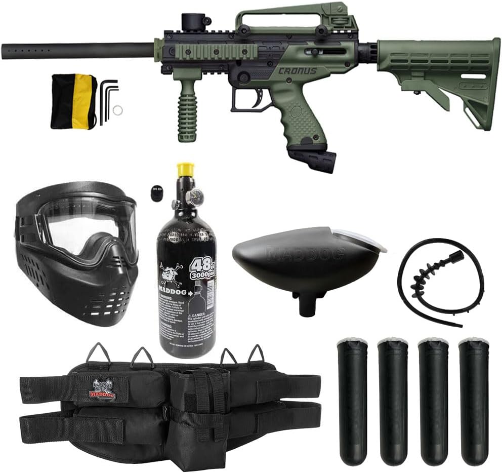 Maddog Tippmann Cronus Tactical Silver Paintball Gun Marker
